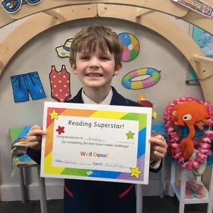 🤩 Well done to our Junior School Reading Superstars: Huxley, Iris and Alex.📚 They have all completed the Red House Reader Challenge!#RedHouseSchool #JuniorSchool #ReadingChallenge #ReadingForPleasure #ReadingSuperstars #WellDone #AnEducationEnjoyed #IndependentSchoolNorthEast #NortonVillage