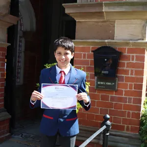 🏆 We are thrilled to announce that Ethan, in Year 8, has WON the Independent School Association National Essay Competition for his incredibly moving and powerful piece on the war in Ukraine.✍️ Ethan competed against hundreds of youngsters from across the UK to win the prestigious competition. His essay focused on the heart breaking story of a young boy enduring the devastation of war. The judges described his essay as 