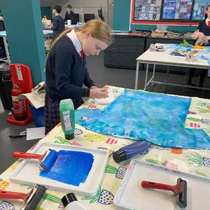 📅 The countdown is on for our exciting @redhouseschoolpta Fashion Show at the Senior School on Friday 21 March!🎨 Pupils from every year group will be ‘modelling’ their incredible artwork on the runway.🌊 Year 7 have been busy dying, printing, and sewing their amazing underwater masterpieces – and we can't wait to see them strut their stuff!👏 Get ready to cheer them on as they showcase their talent and creativity!#FashionShow #Year7Art #SeniorSchoolFashion #RedHouseSchool #IndependentSchoolNorthEast