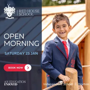 📢 Bookings are now open for our January Open Morning!📅 Join us on Saturday 25 January to explore our incredible school. Whether you're interested in our Senior School or Nursery & Junior School, we can't wait to show you around!🕘 Senior School: Arrival time 9am
🕤 Nursery & Junior School: Arrival time 9.30am👇 Book your place today
🌐 https://www.redhouseschool.co.uk/events/open-morning/
📱 Mrs Claire Bellerby 01642 558119
📧 admissions@redhouseschool.co.uk🌟 We look forward to welcoming you!#OpenMorning #BookNow #RedHouseSchool #AnEducationEnjoyed #Nursery #JuniorSchool #SeniorSchool #IndependentSchool #Norton